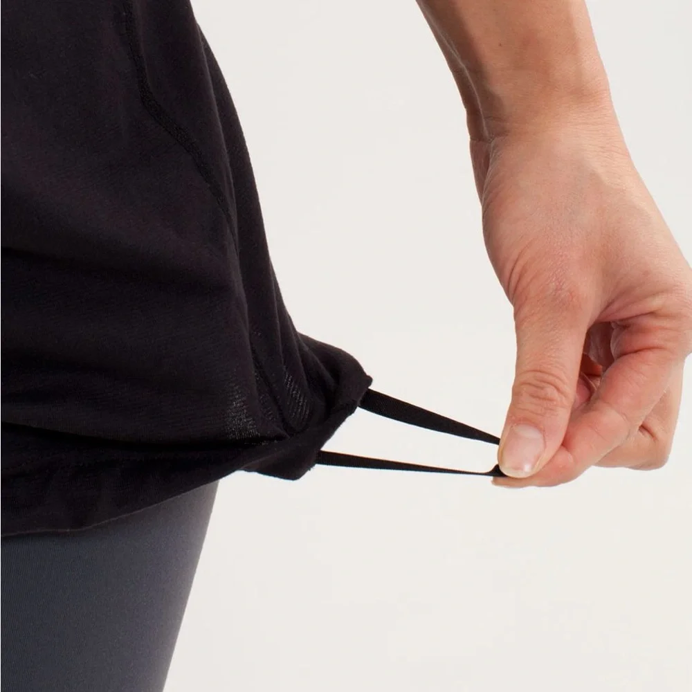 LULULEMON Debut Black Tank Top w Built-in Bra